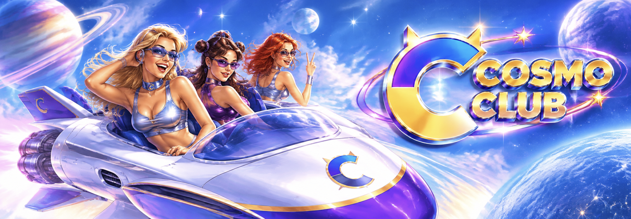 Cosmoclub — банер платформи